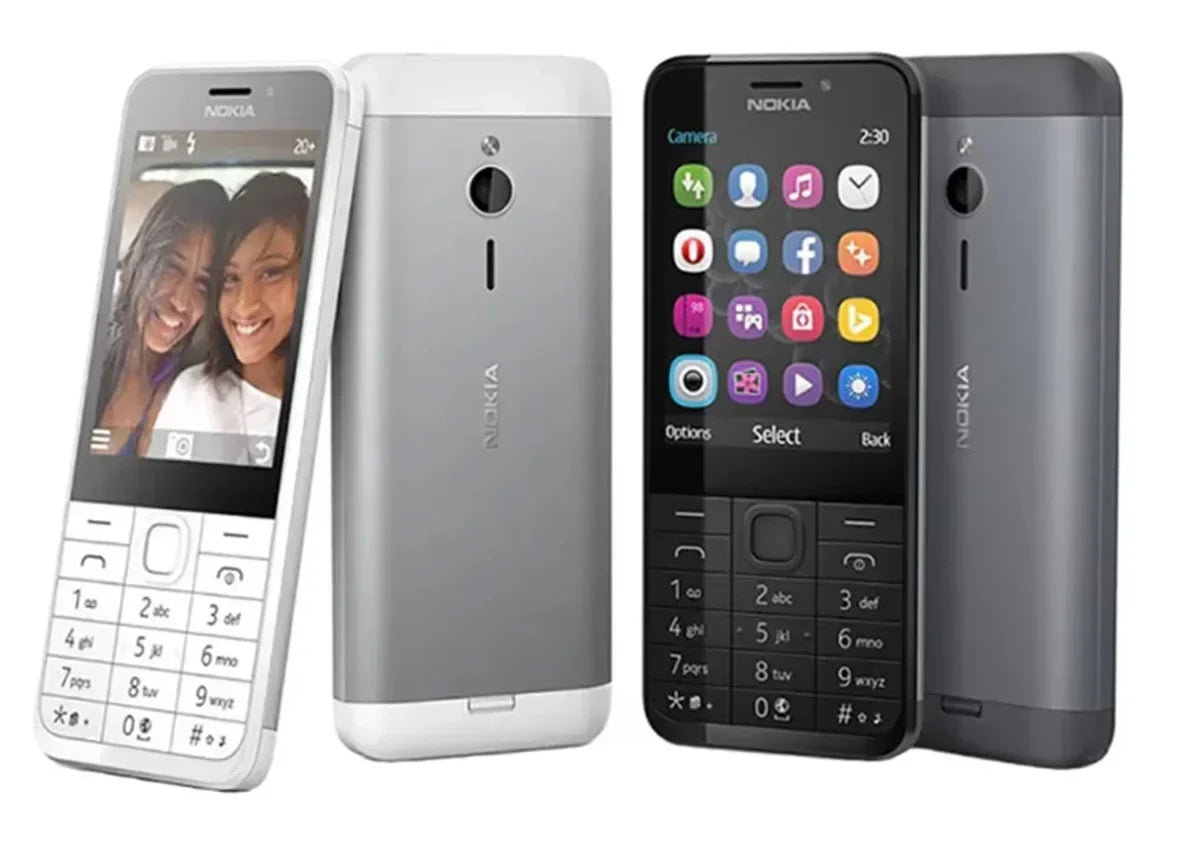Nokia 230 Double SIM – Écran 2,8", Caméras Avant & Arrière 2 MP
