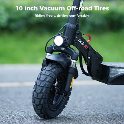 iScooter iX3 – Scooter Électrique Tout-Terrain 800W, 40 km/h, Autonomie 60 km – 10 Pouces