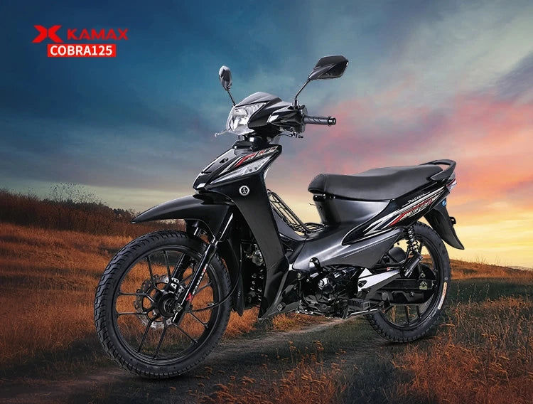 KAMAX COBRA125 – Vélo de Rue 125CC 4 Temps, CDI, Brushless, Max 85 km/h