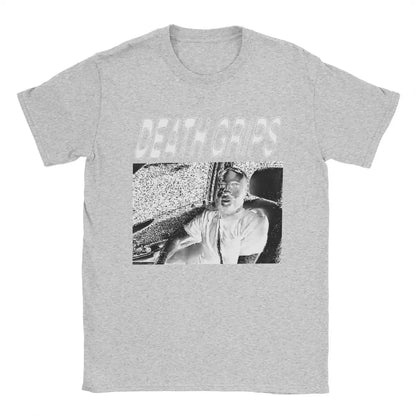 T-shirt Homme Hipster à Poignées de Mort – Coton, Col Rond, Manches Courtes