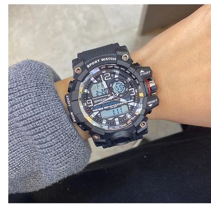 2022 Sanda Top Brand Sports Men's Watches Military Quartz Watch Man Waterproof Wristwatch For Men Clock Shock Relogios Masculino