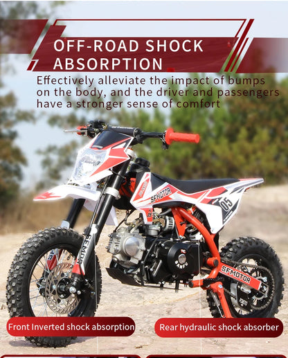 🏍️ Kids Dirt Bike 50cc – Moto Cross 4 Temps pour Enfant