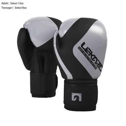Gants de Boxe Professionnels 12oz - Muay Thai et Sanda (Hommes et Femmes)