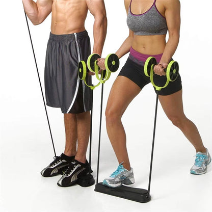 Roulette Abdominale - Exerciseur Abdominal Portable et Multifonctionnel