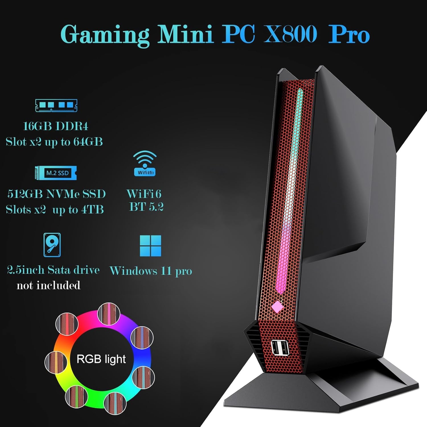 Mini PC Gaming - Intel i7-8750H with NVIDIA GTX 1050