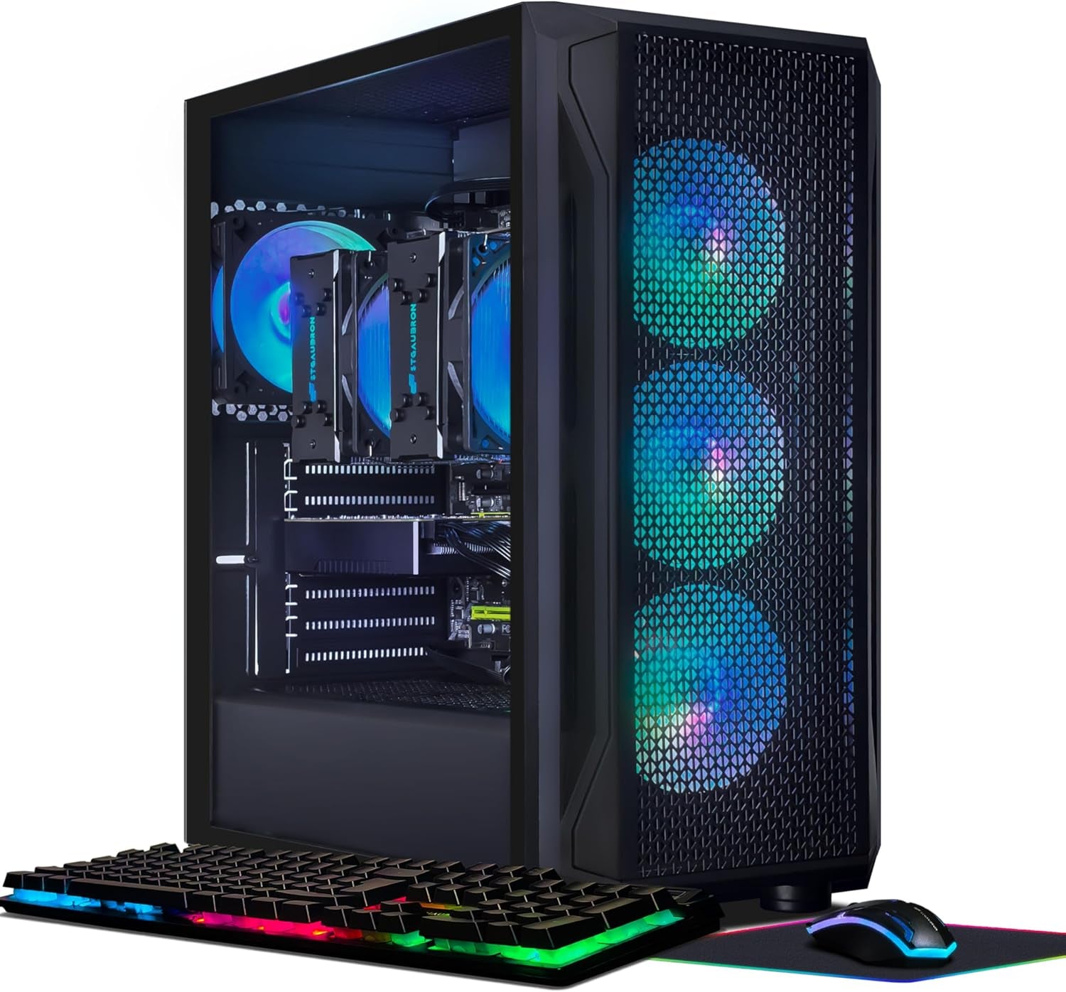 PC Gamer Haute Performance – Intel Xeon E5, AMD Radeon RX 590, 16 Go de RAM DDR4, SSD 512 Go