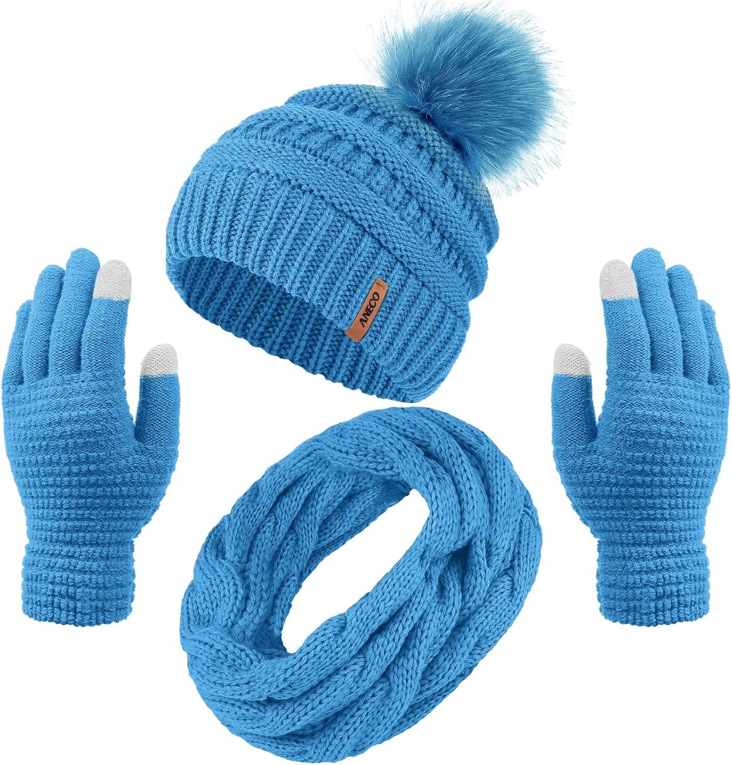 Ensemble d'Accessoires d'Hiver 3 Pièces - Élégance et Confort