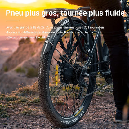 Vélo Électrique Eleglide T1 - VTT Urbain 27,5" | Moteur 250W | Batterie 36V 13Ah | 7 Vitesses | E-Bike Homme/Femme