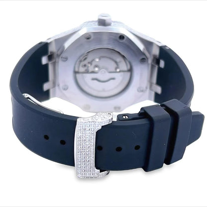 💎 Montre de Luxe Iced-Out en Moissanite – Élégance et Éclat Inégalés