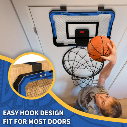 Panier de Basket Mini QDRAGON avec Scoreur Électronique – Un Jeu de Basket Fun et Interactif à l'Intérieur !