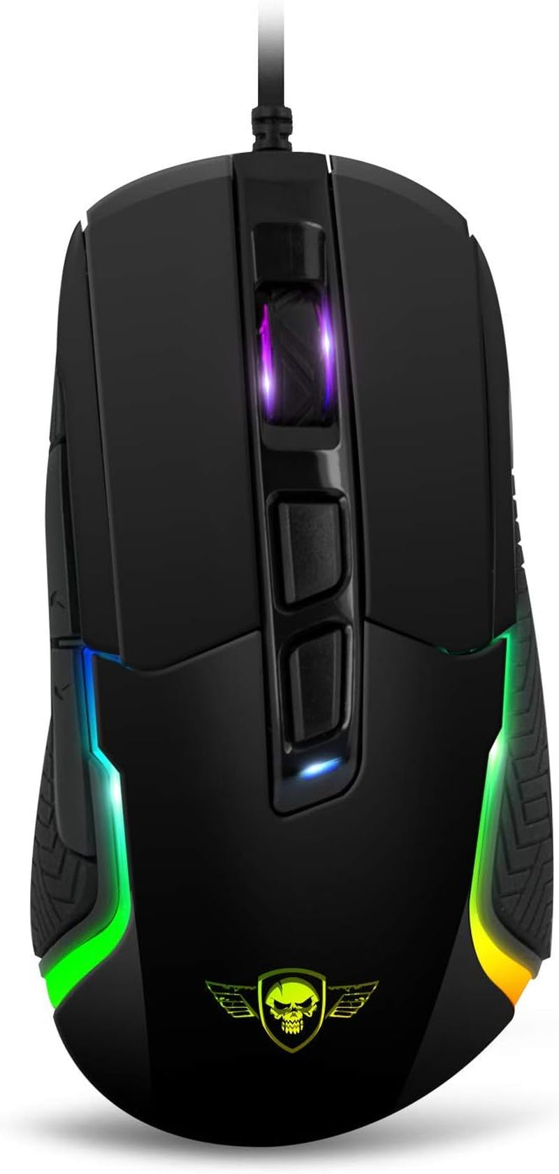 Souris Gaming PRO-M7 – LED RGB 11 Modes – 4800 DPI Max – 7 Boutons Programmables – Compatible Xbox One / PS4 / PC