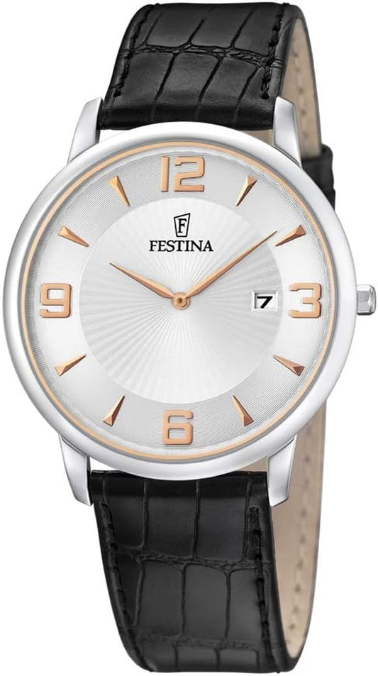  Montre Homme Analogique Quartz Festina F6806-3 - Élégance Classique et Confort