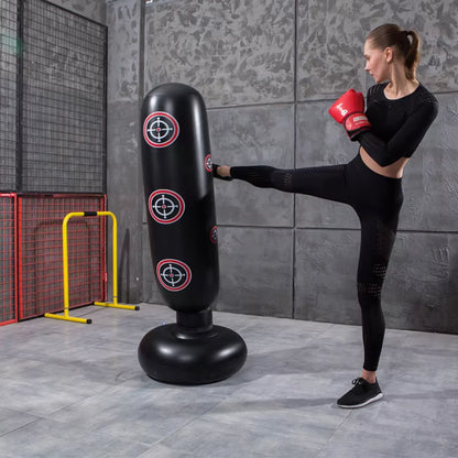 Sac de Boxe Gonflable – Idéal pour Entraînement et Détente