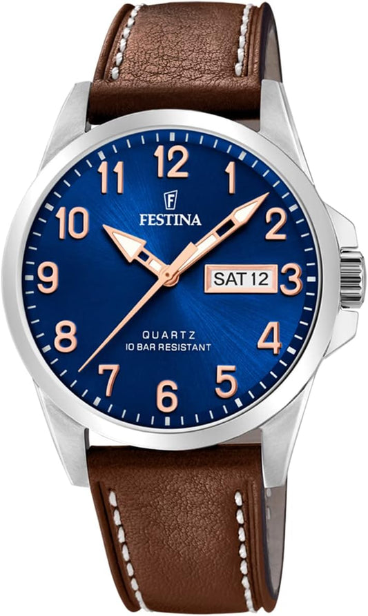  Montre Casual Homme Festina F20358/B - Élégance Décontractée