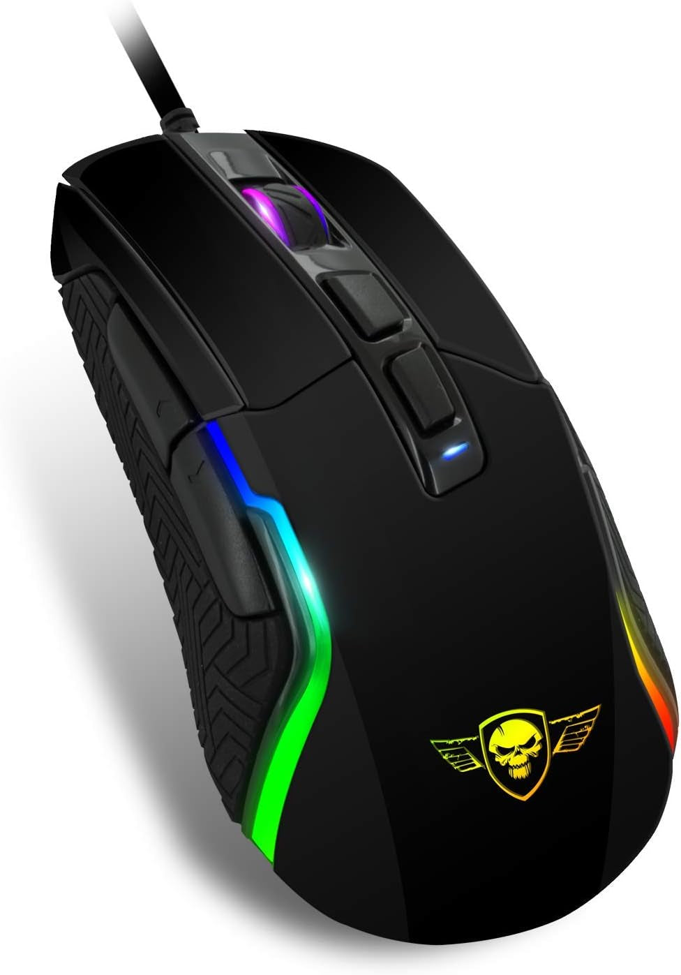 Souris Gaming PRO-M7 – LED RGB 11 Modes – 4800 DPI Max – 7 Boutons Programmables – Compatible Xbox One / PS4 / PC