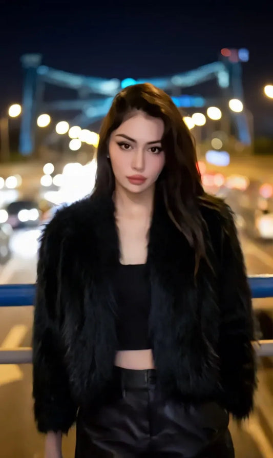 Veste à Sequins Métalliques Femme